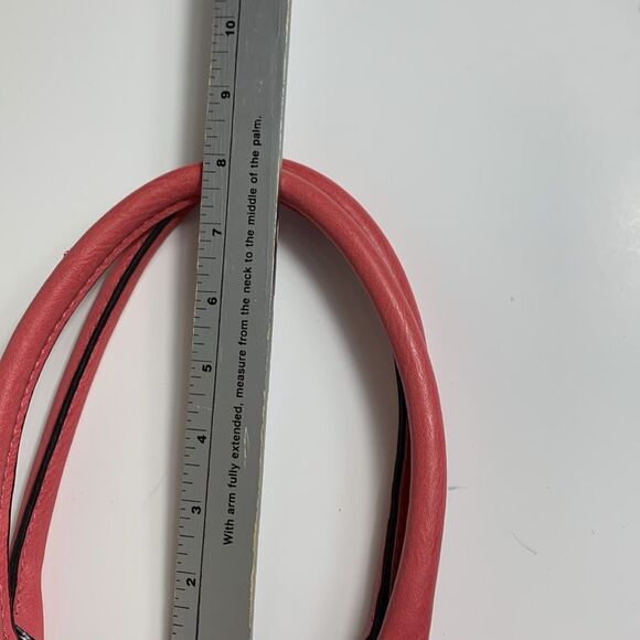 Guess Rose Pink White Panel Satchel Tote Handbag - Picture 15 of 16